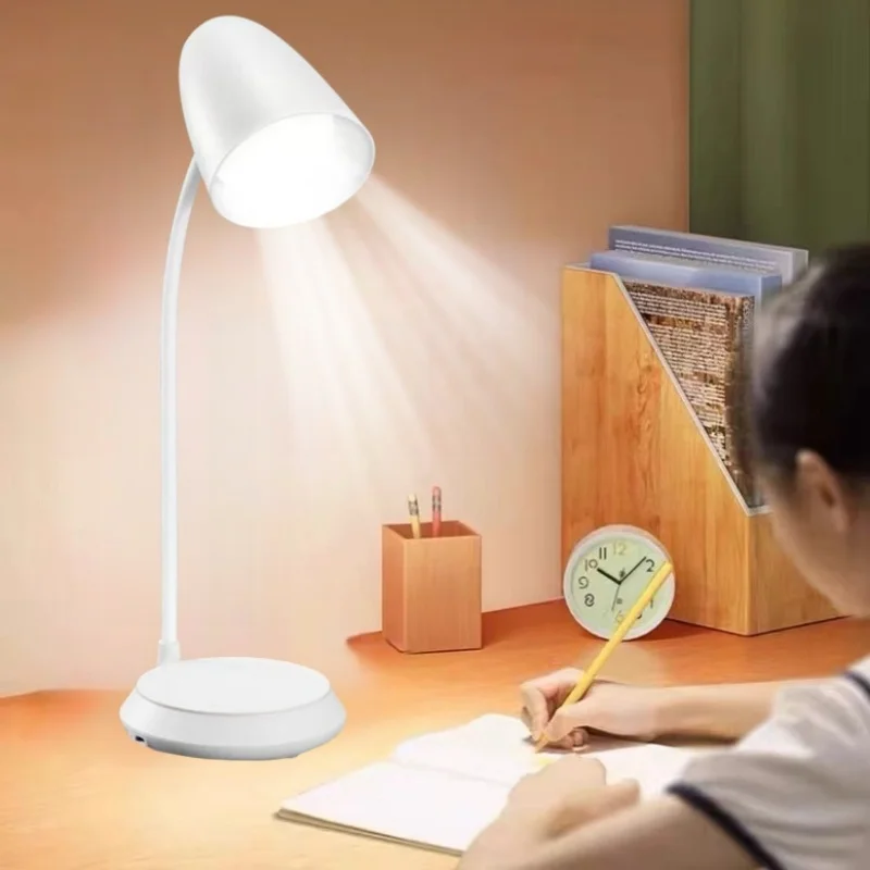 Desk Lamp USB Rechargeable Table Lamp Eye Protection Reading Light LED Touch switch bedroom lamps Light Adjustable Table lamp